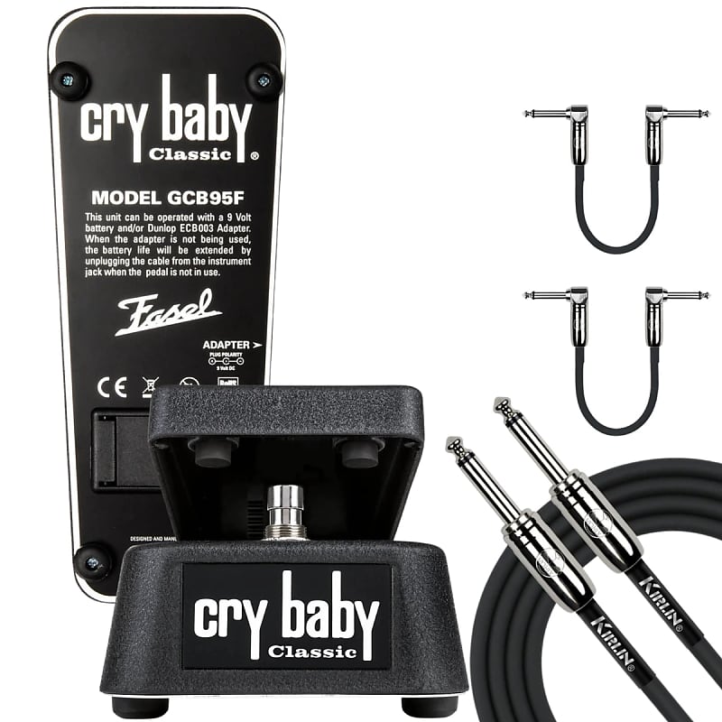 Dunlop GCB95F Cry Baby Classic Fasel Wah | Reverb