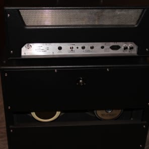 65 AMPS Monterey Head & 2x12 Cabinet  Black Tolex image 7