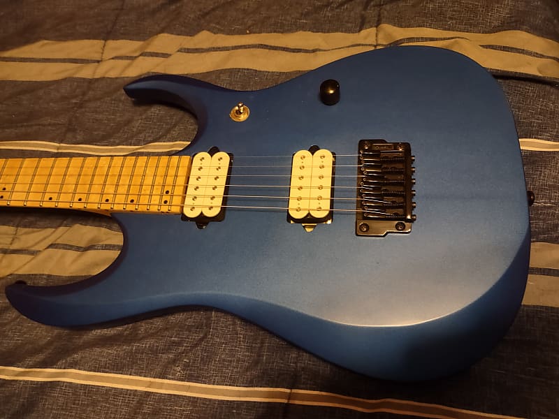 Ibanez RGDIR6M-LBM Iron Label 2018 - 2019 - Laser Blue Matte