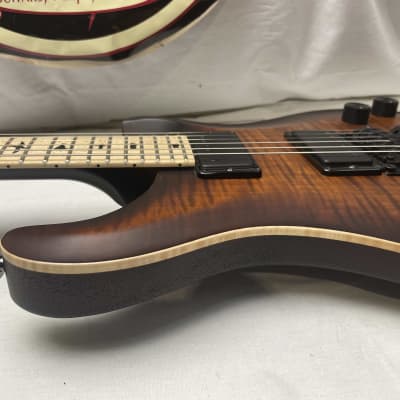 PRS Paul Reed Smith Dustie Waring Signature CE24 CE-24 Floyd Guitar with Gig Bag 2020 - Burnt Amber Smokeburst image 14