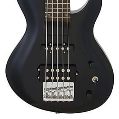 Aria IGB-STD/5-MBK IGB Series Carved Top  Basswood Body Maple Neck 5-String Electric Bass Guitar for sale