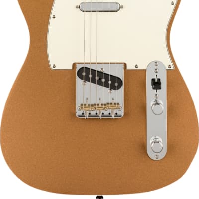 Fender JV Modified '60s Custom Telecaster, Firemist Gold w/ Deluxe Gig Bag image 1