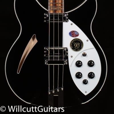 Rickenbacker 90th Anniversary 4005XC Bass JetGlo Bass Guitar-2139799-8.56 lbs image 9