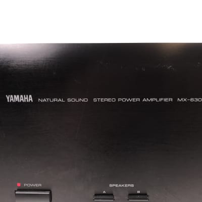 Yamaha 'Natural Sound' Power Amplifier MX-630 image 3