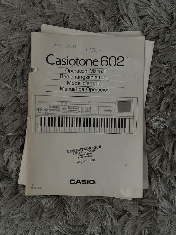 Casiotone 602 2025