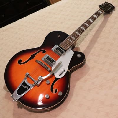 Gretsch G5420T Electromatic Hollow Big Body with Black Top Filter'Tron Pickups and Bigsby 2013 - Sunburst image 1
