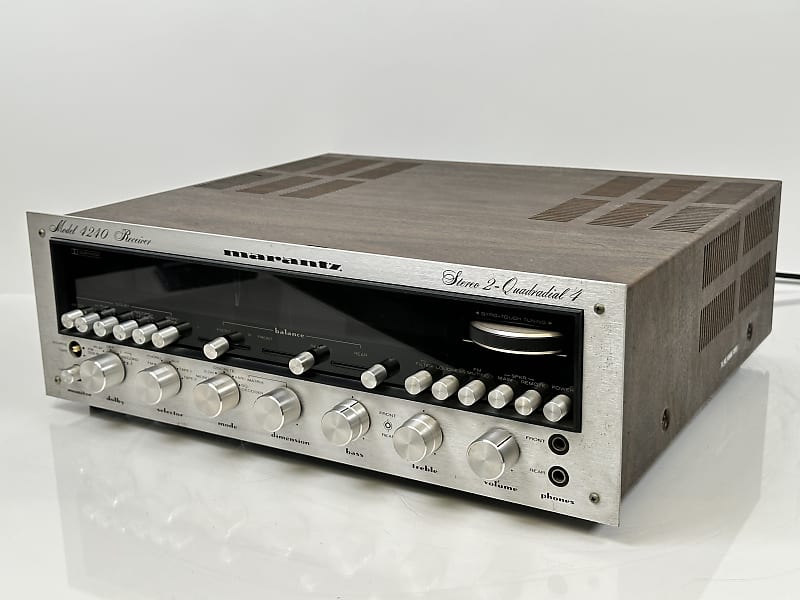 Marantz 4240 Receiver Stereo 2 + Quadradial 4  			