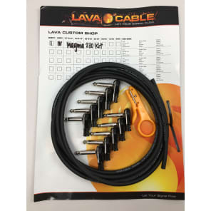 Lava Magma 230 Solder-Free Guitar Cable Kit, Right Angle Plugs, Stripping Tool, 10 ft image 2