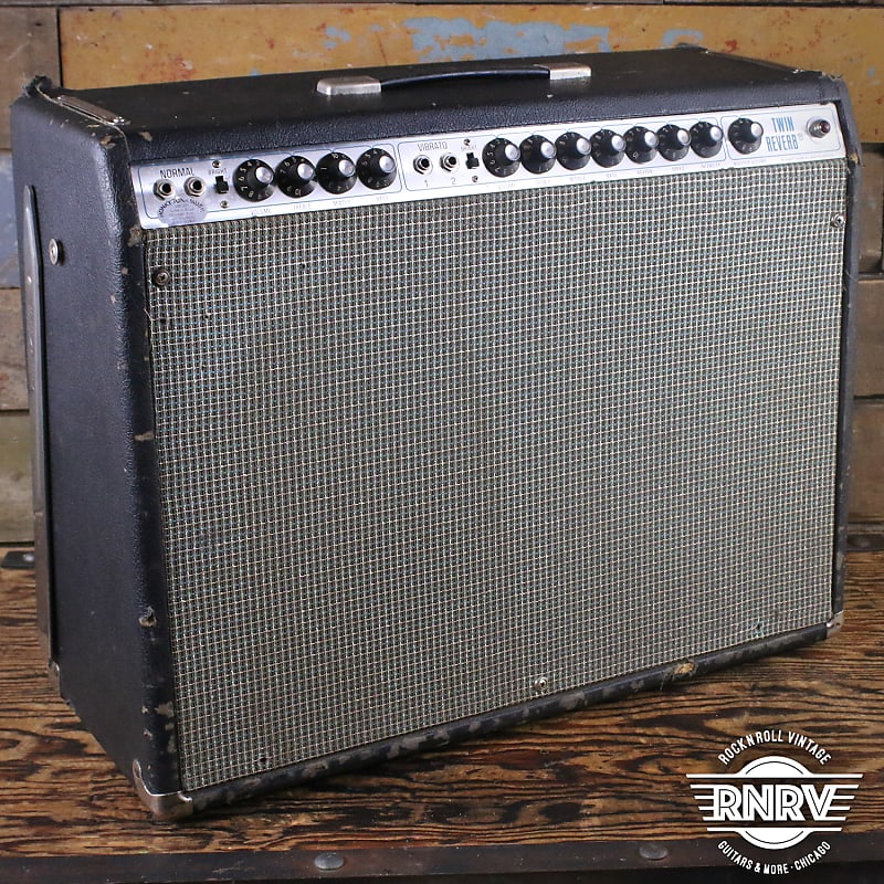 Fender Twin Reverb 2-Channel 135-Watt 2x12" Guitar Combo 1977 - 1981 - Silverface image 1