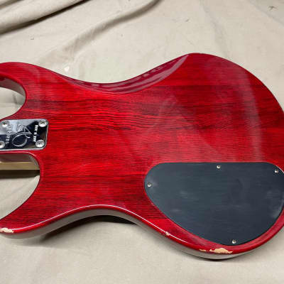 Vantage Avenger AV325 AV-325 HH Doubecut Electric Guitar MIJ Made In Japan - Red image 19