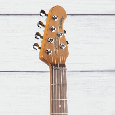 Sterling by Music Man Sabre Electric Guitar (Deep Blue Burst) (QBR) image 5
