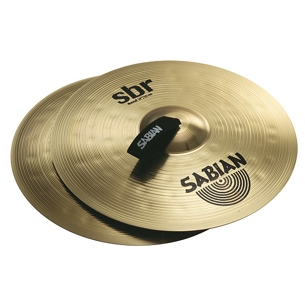 Sabian SBR1422 14" Brass Hand Cymbals image 1