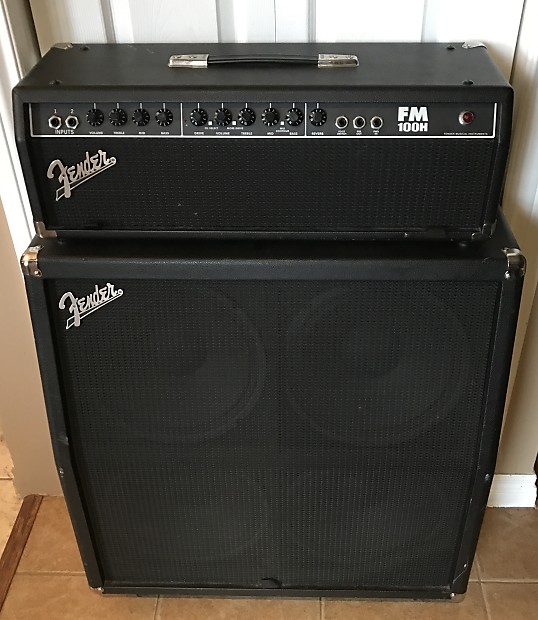 Fender fm100h fm412 Half Stack Black