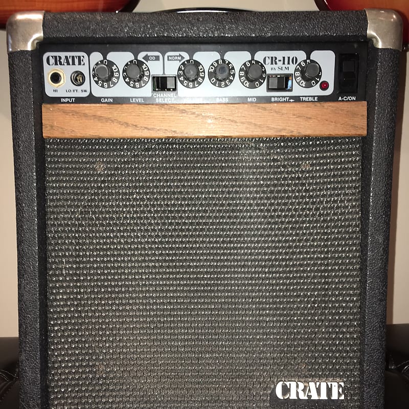Crate CR-110 Guitar Amp  1984 Black Tolex image 1