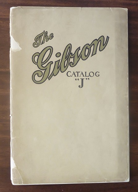 Gibson Catalog, 1917, Catalog 'J' image 1