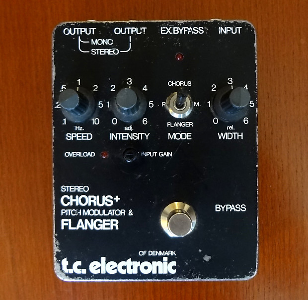 t.c. electronic STEREO CHORUS ビンテージ TC Electronic Stereo Chorus/Flanger - Vintage Model, Voltage