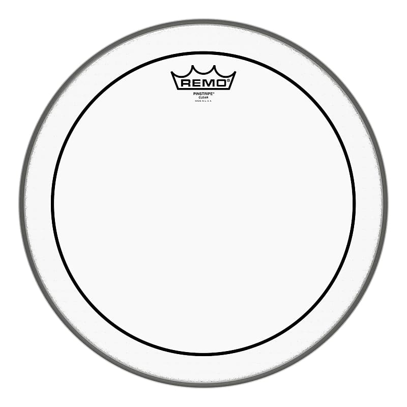 Remo Pinstripe Clear 5 Piece Drum Head Pack 8/10/12/14/16 image 1