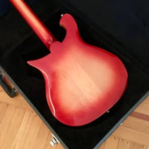 Rickenbacker 456-12 convertible 6/12 string electric guitar original vintage OHSC 1967 Fireglo image 11