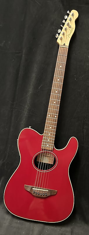 Fender Telecoustic - Red image 1