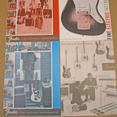 Fender Vintage Catalog Reprint Set 1958-1961 image 1