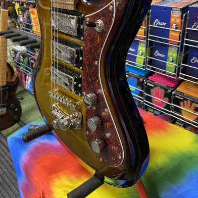 Italia Europa electric guitar in Goldburst - Made in Korea image 5