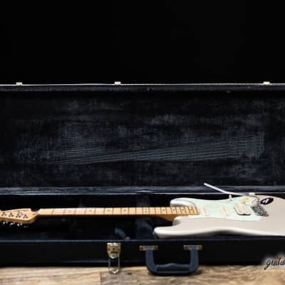 2021 Fender MIM Deluxe Stratocaster HSS VegaTrem w/ Case - Blizzard Pearl image 11