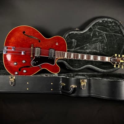 1967 Epiphone Broadway E252 in cherry red with nohc Bild 9