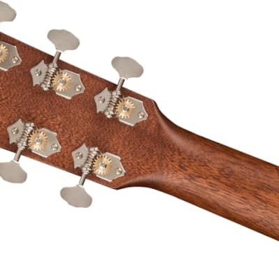Fender PS-220E Parlor Acoustic Guitar. Ovangkol Fingerboard, 3-Color Vintage Sunburst image 7
