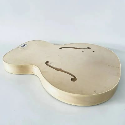 Unfinished Maple Hollow Body Jazz Guitar Body DIY Project