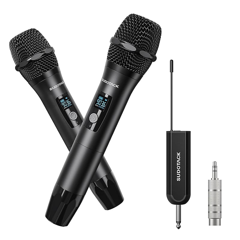 For　Karaoke　[Clear　200Ft(Swp-A20)　Metal　Play]　Church,　Dual　Wireless　Handheld　Party,　Receiver,1/4''　Dynamic　Uhf　With　Dj,　Microphone,　Singing,　Output,　Reverb　Sound][Plug　Mic　Cordless　Rechargeable