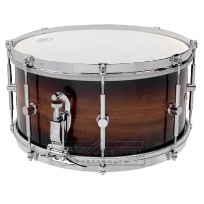 Immagine Canopus Mahogany Snare Drum 14x7 Brown Burst Lacquer w/Single Flanged Hoops - 2