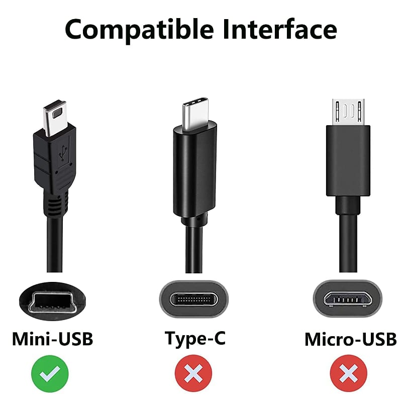 Replacement Mini-USB Power Cord