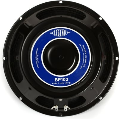 Eminence Legend BP102 10-inch 400-watt Replacement Bass Amp Speaker - 8 ohm image 1