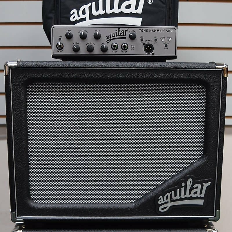 Aguilar STACK: TH-500 Amp + (2) SL 112 Cabs + Amp Carry Bag
