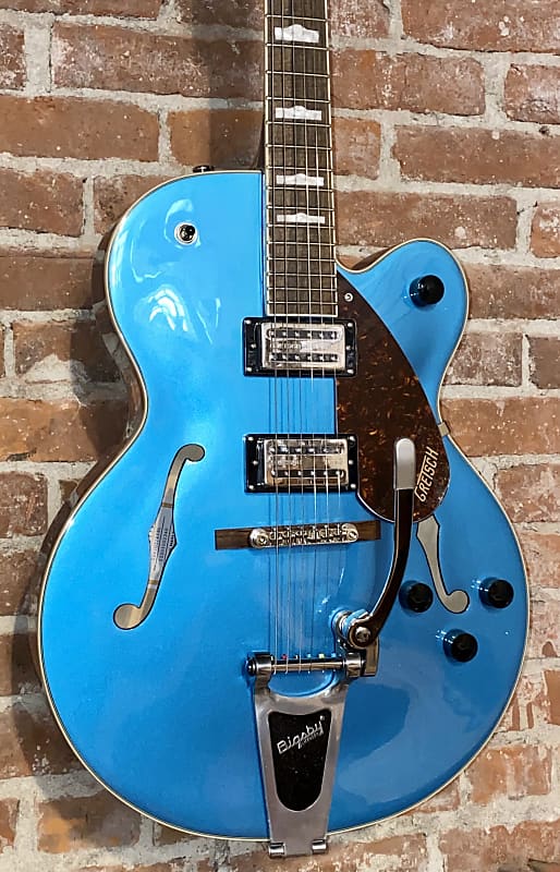 Gretsch Guitars G2420T Streamliner Hollow Body with Bigsby Electric Guitar Riviera Blue, Support Small Business ! image 1