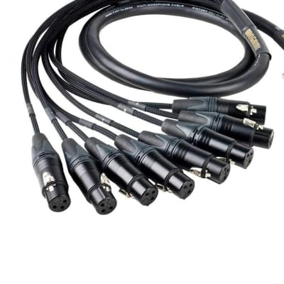 Mogami Gold 8-Channel DB25 to XLRF Multi-Channel Studio Cable Snake - 5' image 2
