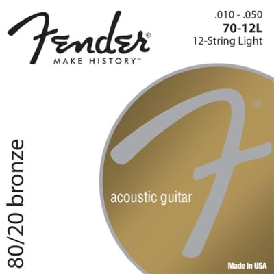Fender 80/20 Bronze Wound 10-50 for sale