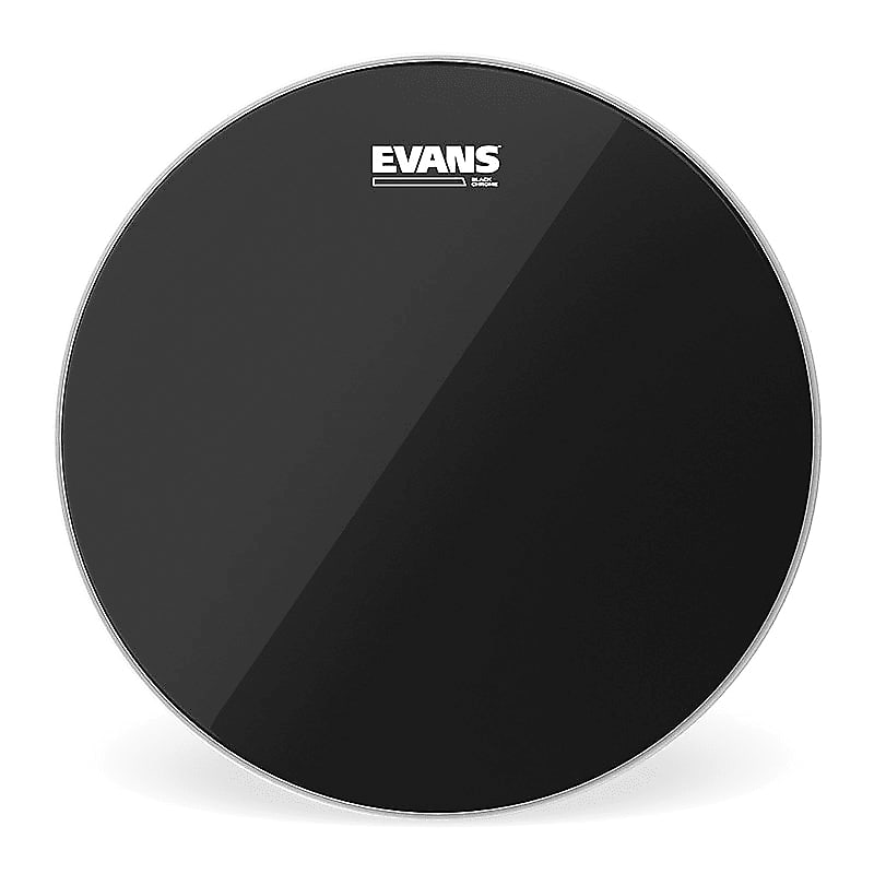 Evans TT20CHR Black Chrome Drum Head - 20" image 1