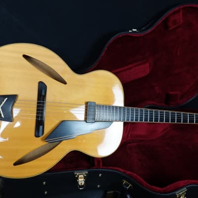 D'Aquisto DQ Avant Garde Hollowbody made 2005 in natural finish with pickup and original case image 8