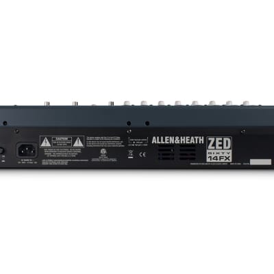 Allen & Heath ZED60-14FX Multipurpose 14-Channel Portable Mixer with FX and USB Port image 5