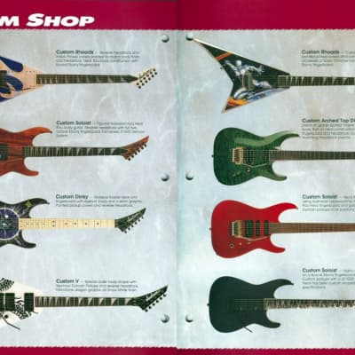 Jackson Dinky Archtop Custom Shop NAMM 1993 image 8