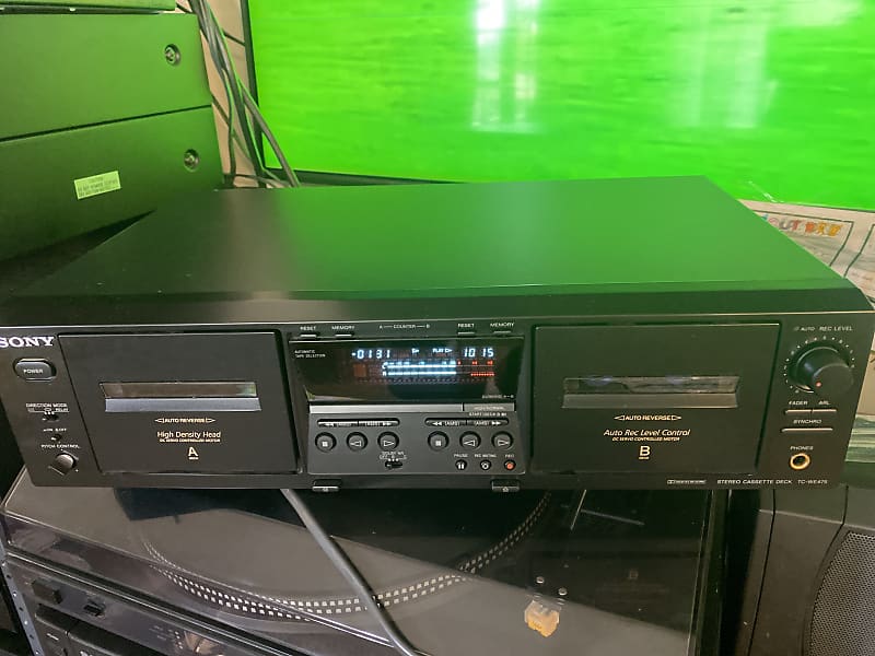 Sony cassette deck Tc we475 1990s Reverb