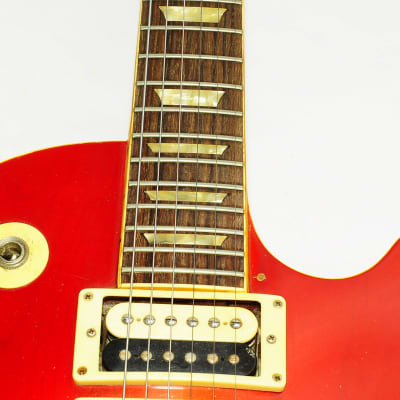 1970s Burny Single Cut Standard Model 3 Pickup Electric Guitar Ref No 3550 image 4