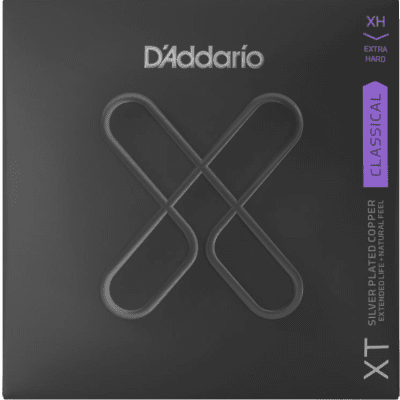 D'Addario XTC44 XT Classical Silver Plated Copper, Extra Hard Tension 2019