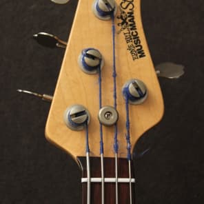 1997 Ernie Ball/Musicman Stingray 4 Bass Black w/case Black image 5