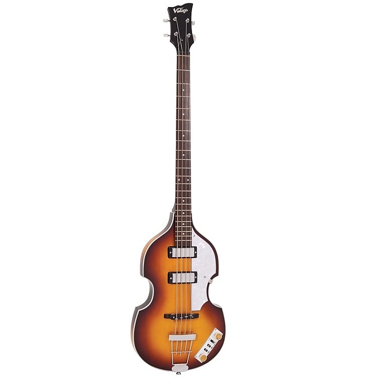 Vintage VVB4SB Violin Bass Antique Sunburst w/Case image 1