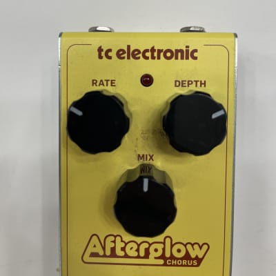 TC Electronic Afterglow Analog Chorus True Bypass Guitar Effect Pedal image 2