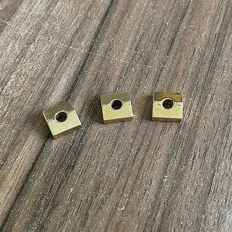 Floyd Rose Nut Locking Blocks Gold (Ibanez Jem) Reverb