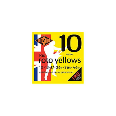 Cuerdas Eléctrica Rotosound Roto Yellows 10-46 image 1