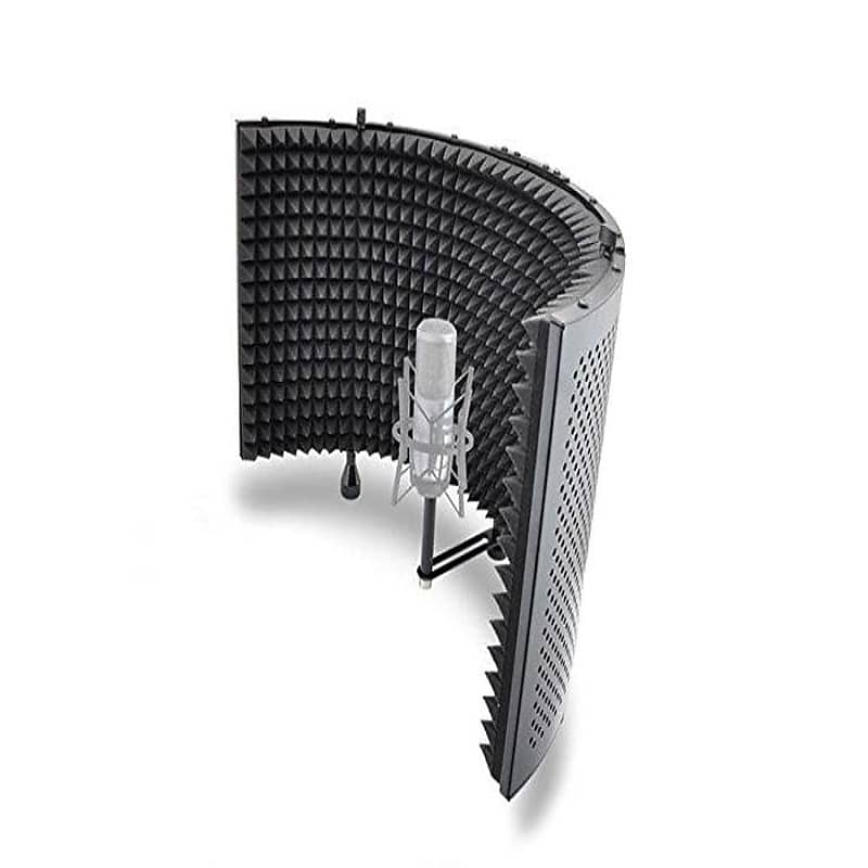 Microphone Isolation Shield - Sound Dampening Foam, Studio | Reverb